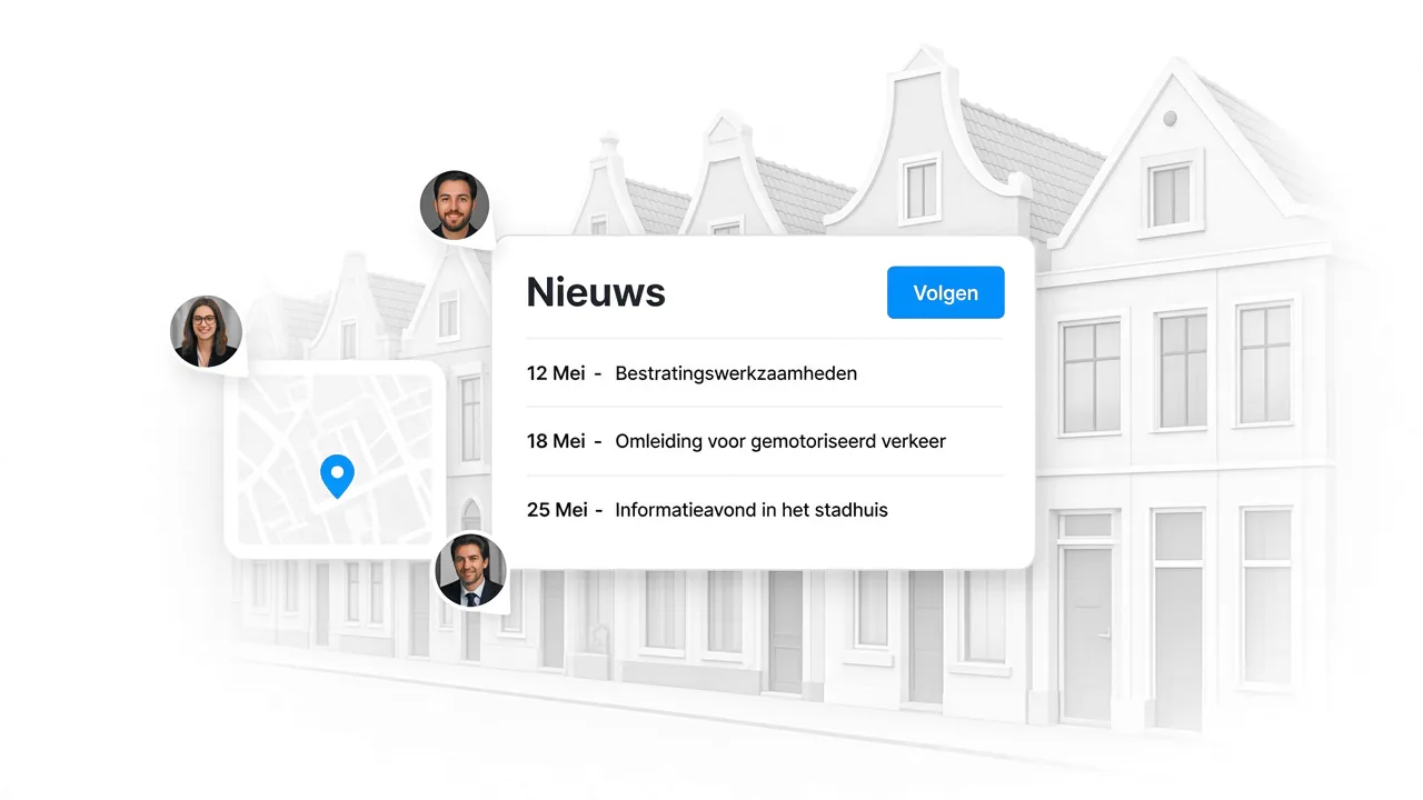 Nieuwsberichten bij een project