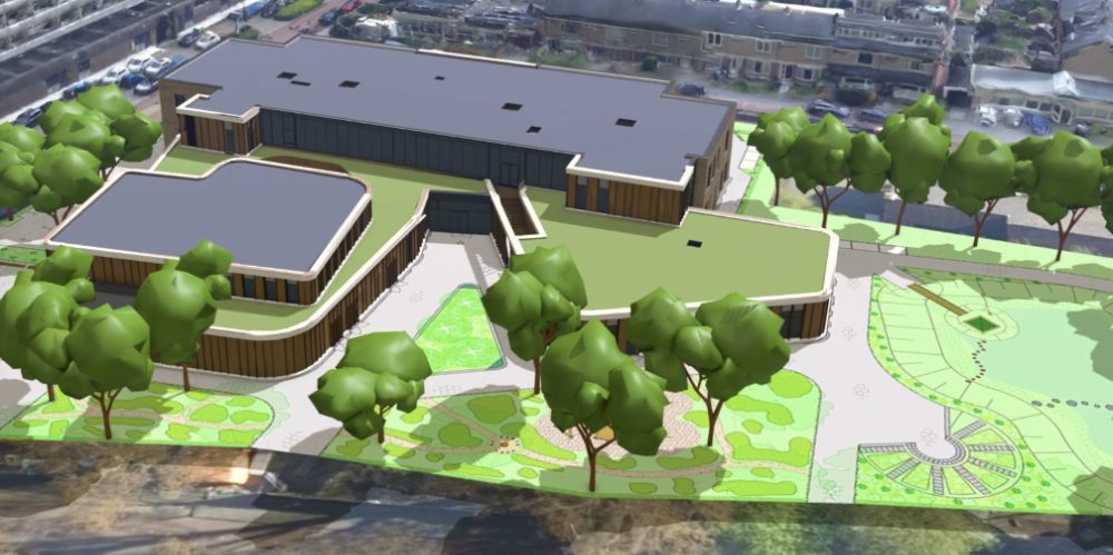 Campus De Hoef in de digitale tweeling