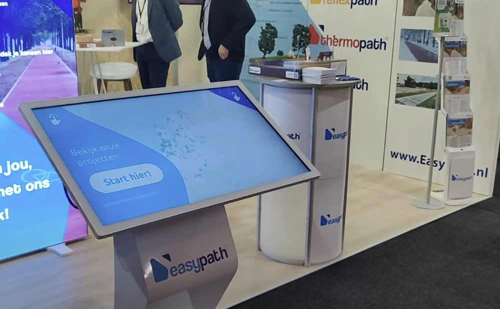 Presentatiekiosk van Easypath