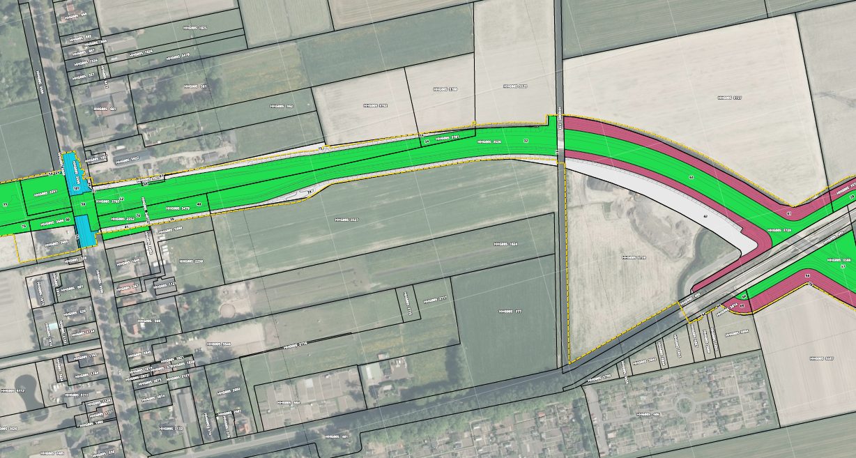 N23 Westfrisiaweg in het landschap