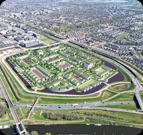 Visualisatie speel- en ontmoetingsplek Land van Groen
